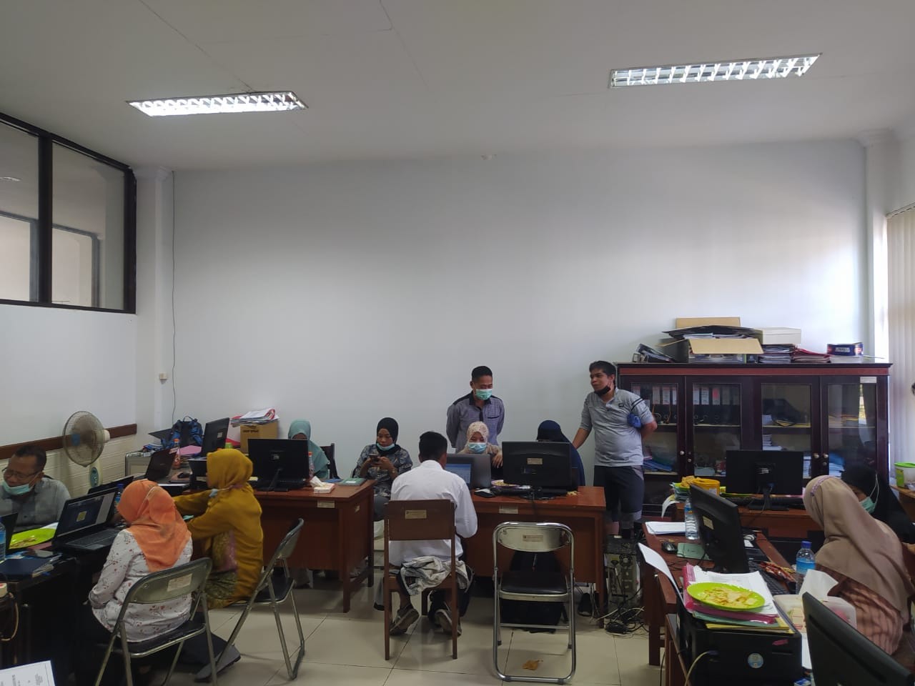 Kegiatan Pendampingan Penyusunan Laporan Keuangan Bulanan Puskesmas BLUD Lombok Timur, Sabtu 04-09-2021 (1)